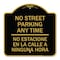 Signmission No Street Parking Anytime No Estacione En La Calle a Ninguna Hora, A-DES-BG-1818-23570 A-DES-BG-1818-23570 - alternate 1
